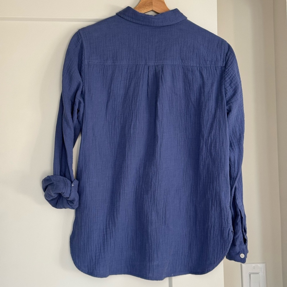 J CREW | Double-gauze button-up shirt - Picture 8 of 8